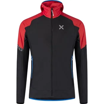 Pánská mikina Mikina Montura Elevation Maglia black/red