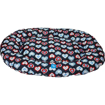 Polštář PROFIZOO Odolný Polštář standard č.0 40cm vzor červená srdíčka (Spylon)
