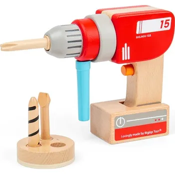 Dřevěná hračka Bigjigs Toys Dřevěná vrtačka