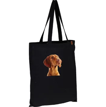 Nákupní taška Taška s potiskem - hlava ohaře - Černá