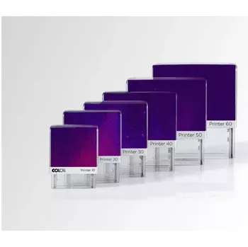 Razítko Razítko, max. 7 řádků - 30x69 mm, bílá, zelený tisk