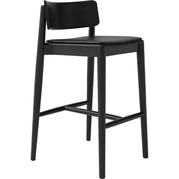 Barová židle Take Me Home Černá buková barová židle Dante 66 cm