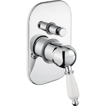 Vodovodní baterie Sapho Kirké - Sprchová baterie White pod omítku s tělesem, 2 výstupy, chrom KI42BC