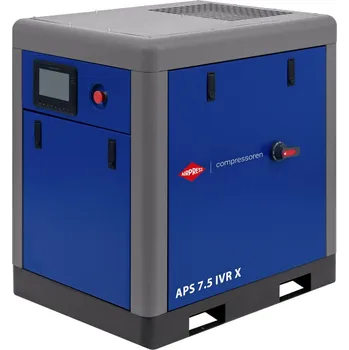 Kompresor Šroubový kompresor APS 7.5 IVR X 10 bar 7.5 HP/5.5 kW 170-760 l/min, Airpress 369407-IVR