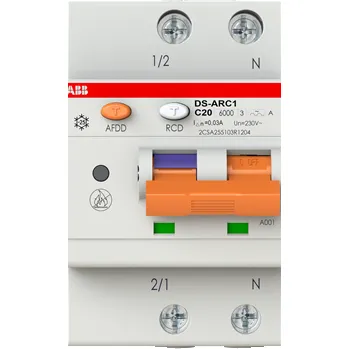 Proudový chránič ABB AFDD s jističchráničDS-ARC1 C20 A30 2CSA255103R1204 2CSA255103R1204