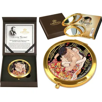 Kabelka Kosmetické zrcátko Gustav Klimt Rodina - Luxusní dárek pro ženy 3088