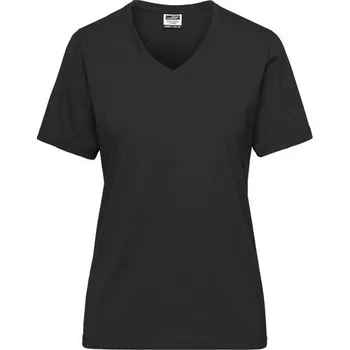 Dámské tričko JAMES & NICHOLSON Triko CASANDRA BIO LADY 160g, různé barvy Velikost M black