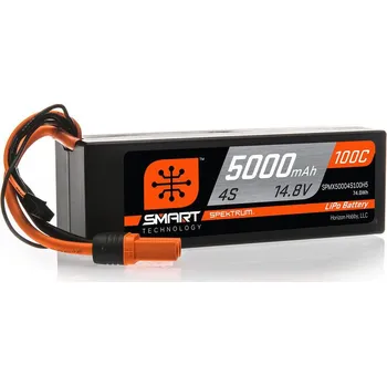 RC náhradní díl Spektrum Smart LiPo 14.8V 5000mAh 100C HC IC5 - expresní doprava