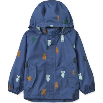 Pánská bunda LIEWOOD Voděodolná bunda Pedia - Robots / Indigo blue Velikost: 116