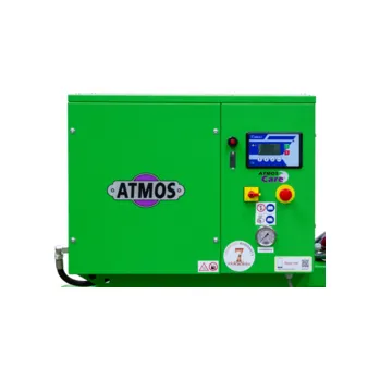 Kompresor Šroubový kompresor Atmos ALBERT E.50K s karosérií VERTICAL, Tlaková nádoba 270 l, Sušička vzduchu - kondenzační bez sušičky