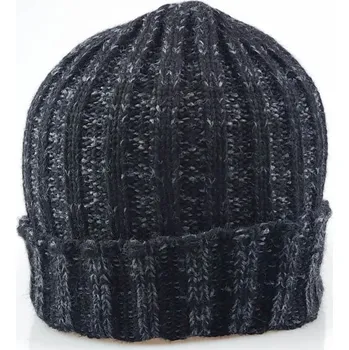 Čepice Pánská pletená čepice černá, VELIKOST UNI