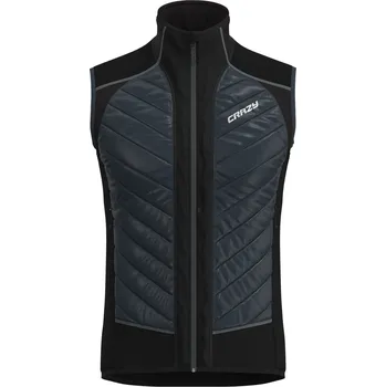 Cyklistické kalhoty Pánská vesta Crazy Vest Flame Man Black