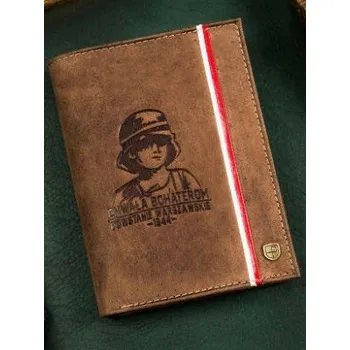 Peněženka Peterson Pánská kožená peněženka Ashhampton hnědá One size