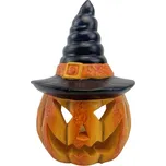 Dýně s kloboukem na svíčku, keramická