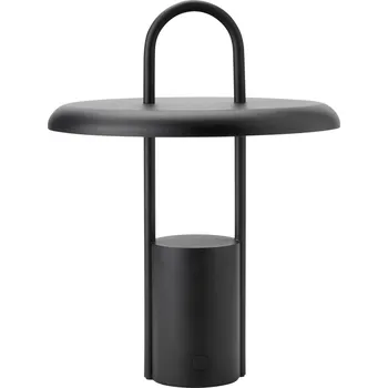 Lampička Přenosná stolní lampa PIER 25 cm, LED, černá, Stelton