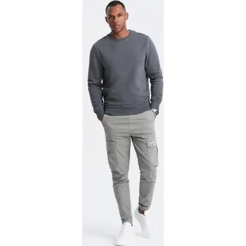 Pánská mikina Pánská bavlněná mikina BASIC mikina grafitová