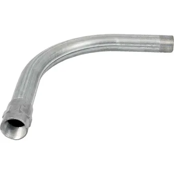 kabelová chránička Kopos 6142 ZN_F Koleno pro ocelovou závitovou trubku žárově zinkovanou (ČSN)
