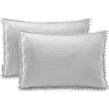 Povlak na dekorativní polštářek Povlaky na polštáře AmeliaHome Meadore I šedé, velikost 50x70*2