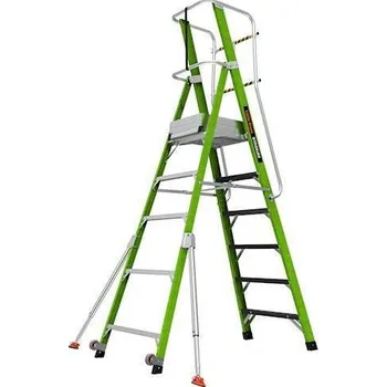 Železářství Little Giant - Stadium plošinový žebřík s klecí model: 6, počet schodů: 6