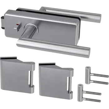 Dveřní kování Diamond Doors Kování skleněných dveří Style Nerez, nerez, WC zámek ATB297680312