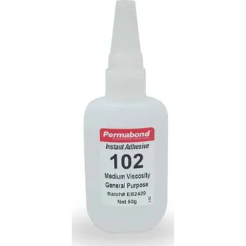 Průmyslové lepidlo PERMABOND 102 nízkoviskózní vteřinové lepidlo 50g
