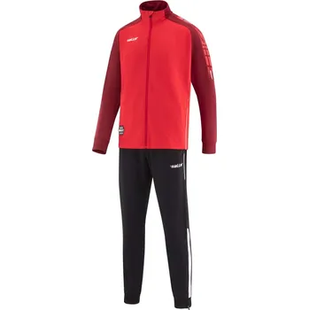 Saller X.72 Tepláková - tréninková souprava BARVA: 173 tmavě červená-červená-bílá, Velikost: L Funkční sportovní souprava z lehkého materiálu