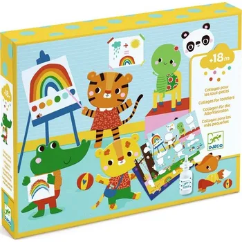 Výtvarná sada DJECO První koláž pro nejmenší Zábavný den