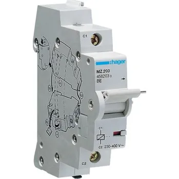 Jistič Hager MZ203 Pracovní spoušť jističe 230-415V AC 110-130V DC