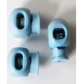 Knoflík Brzdička plastová 55070 sv.modrá - Sv.modrá, 20x15mm