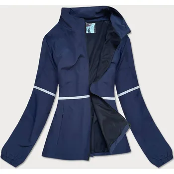 Tmavě modrá tenká mikina se zipem (20325) odstíny modré XL (42)