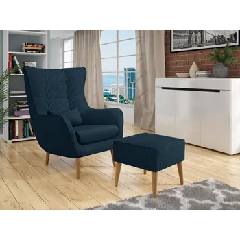 Křeslo Křeslo s podnožkou Florence, Potah: Poso 05 MIRJAN 5903211362989