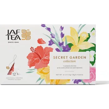 JAFTEA Secret Garden Collection pyramidové sáčky 6x2x1,5g