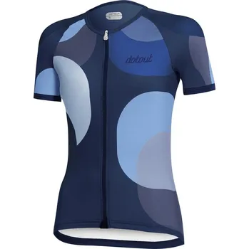 cyklistický dres Dres Dotout dámský CAMOU BLUE (A23W121700), XS