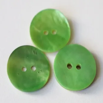 Knoflík 83027 knoflik perleť. MIX 32 AKOJA - Zelená, 20mm