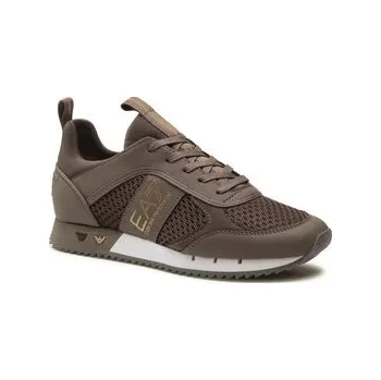 Dámské tenisky EA7 Emporio Armani Sneakersy X8X027 XK050 S294 Hnědá 46