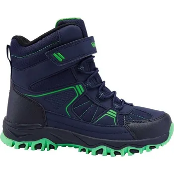 Dívčí zimní obuv Dětská zimní obuv Willard CLASH III 32 Tmavě modrá, Zelená