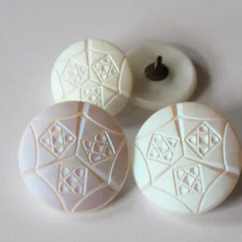 Knoflík 18984 knoflik 1583/10" bílý - Bílá, 22mm