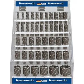 Vrták Karnasch 201158 | Jádrové vrtáky SILVER-DRILL LINE 25 SET DISPLAY, WELDON 12-50 mm, sada 44 ks