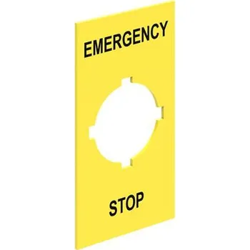 RC model auta LOVATO Electric LPXAU110 štítek EMERGENCY/STOP