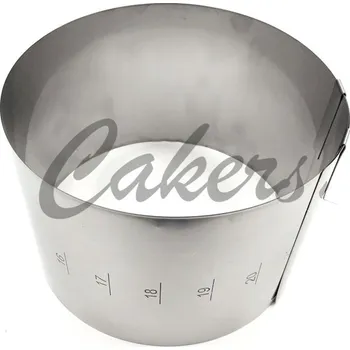 Čokoláda Nastavitelný ráfek kruh 15-21 cm (výška 14 cm)