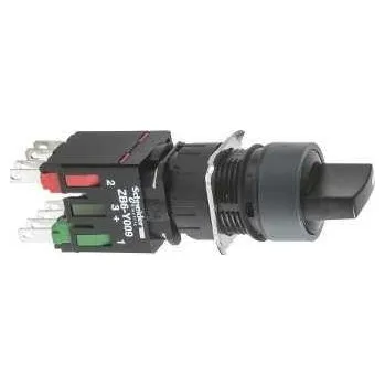 vypínač Schneider Electric XB6AD235B Otočný ovládač, - 3 polohy, 1 Z + 1 V,