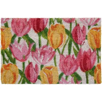 Kokosová rohožka tulipány - 40 x 60 cm (Kokosová rohož tulipány)
