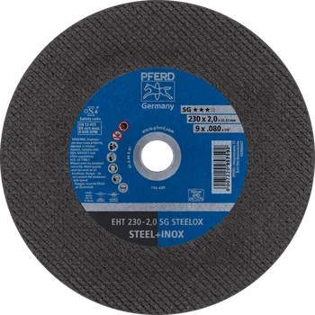 Řezný kotouč Pferd 61328400 | Řezný kotouč 230 x 2,0 x 22,23 mm, SG STEELOX