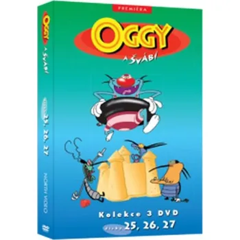 DVD film Oggy a švábi 25 - 27 / kolekce 3 DVD