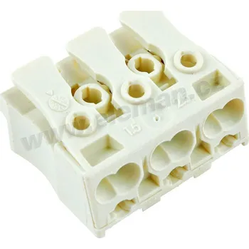 svorka Eleman 1000075 SLK 3/3 Svorkovnice průmyslová bezšroubová