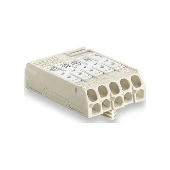 Stavebniny Eleman 1001643 Svorkovnice SLK 7/5 ALP M4 E-SCHR (L-N-E-DA+-DA-) pro svítidla, bezšr., PC, bílá /88168393