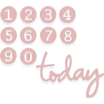 Výtvarná sada SIZZIX Thinlits vyřezávací kovové šablony - čísla 11 ks