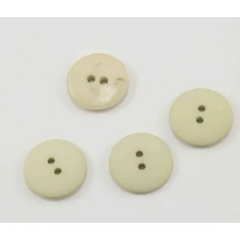 Knoflík Dírkový knoflík - světle zelený - průměr 1,5 cm