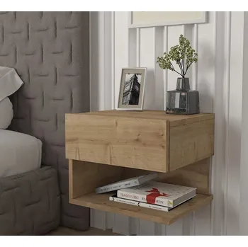 Noční stolek Závěsný noční stolek KILIS sapphire/antracit