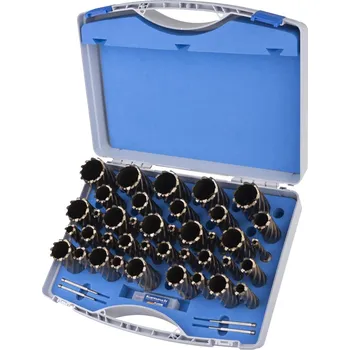 Vrták Karnasch 201361 | Jádrové vrtáky GOLD-DRILL LINE 30 SET DELUXE, WELDON 12-50 mm, sada 39 ks